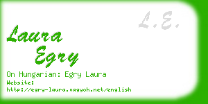 laura egry business card